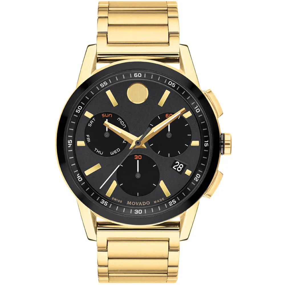 0607803 Reloj Movado Museum de hombre pulsera de metal 43 mm