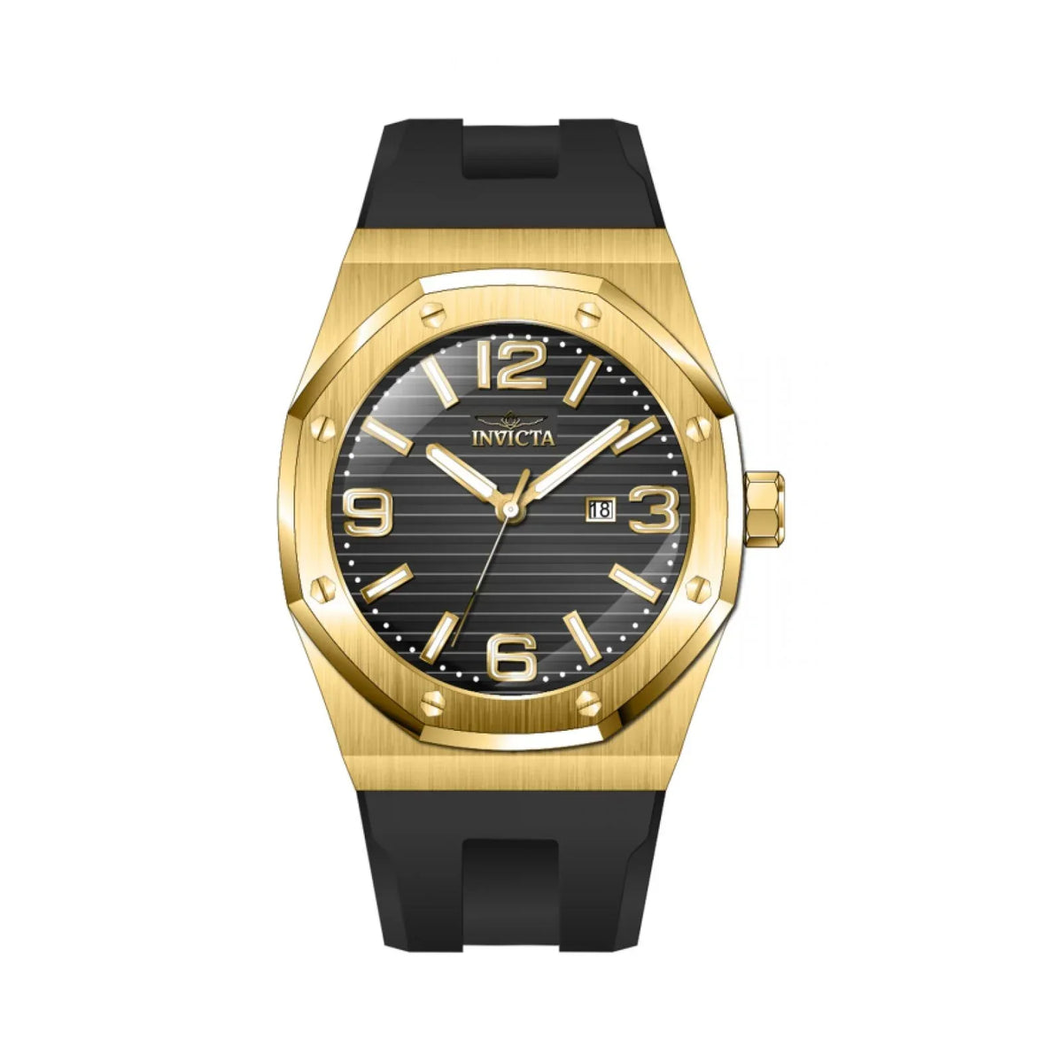 Reloj Invicta Huracan de hombre pulsera de caucho 48 mm