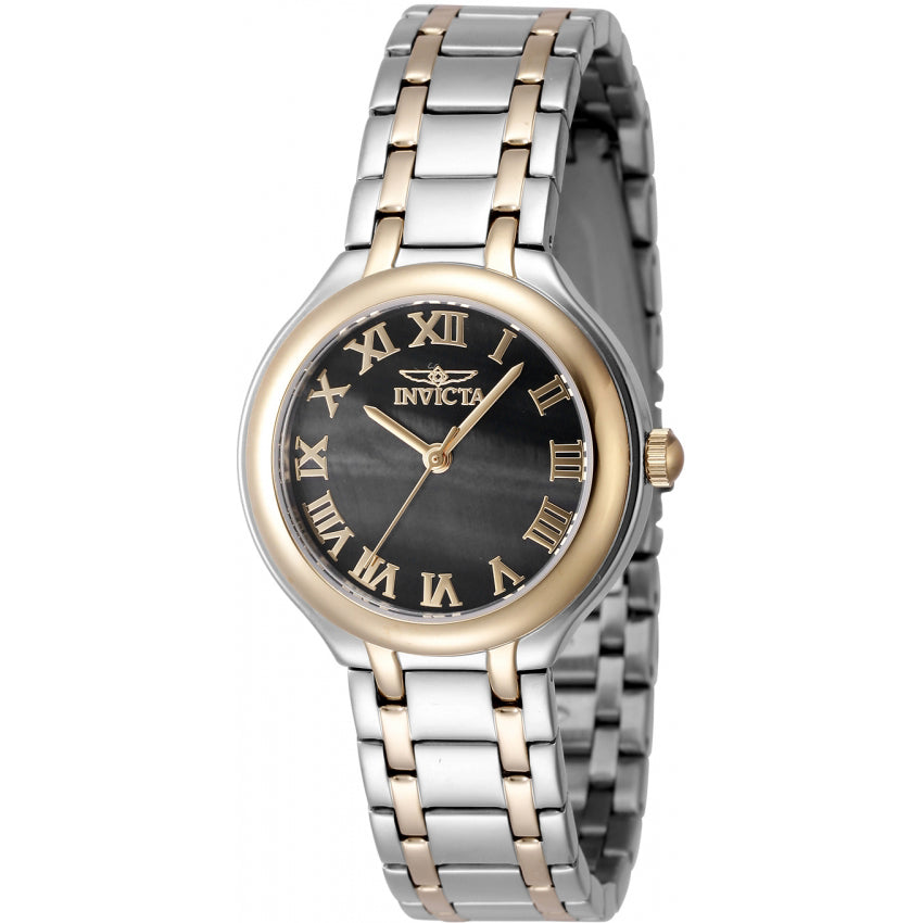 Reloj Invicta Wildflower de dama banda de metal 32 mm