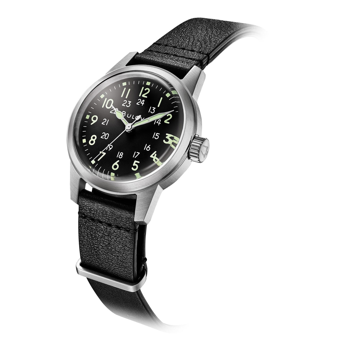 96A219 Reloj Bulova Military de hombre correa de piel