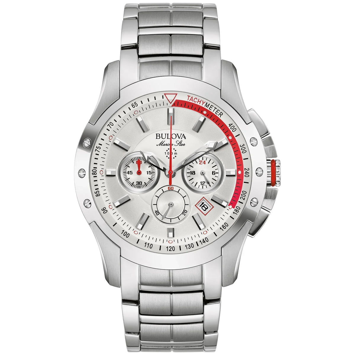 96B383 Reloj Bulova Marine de caballero correa de metal