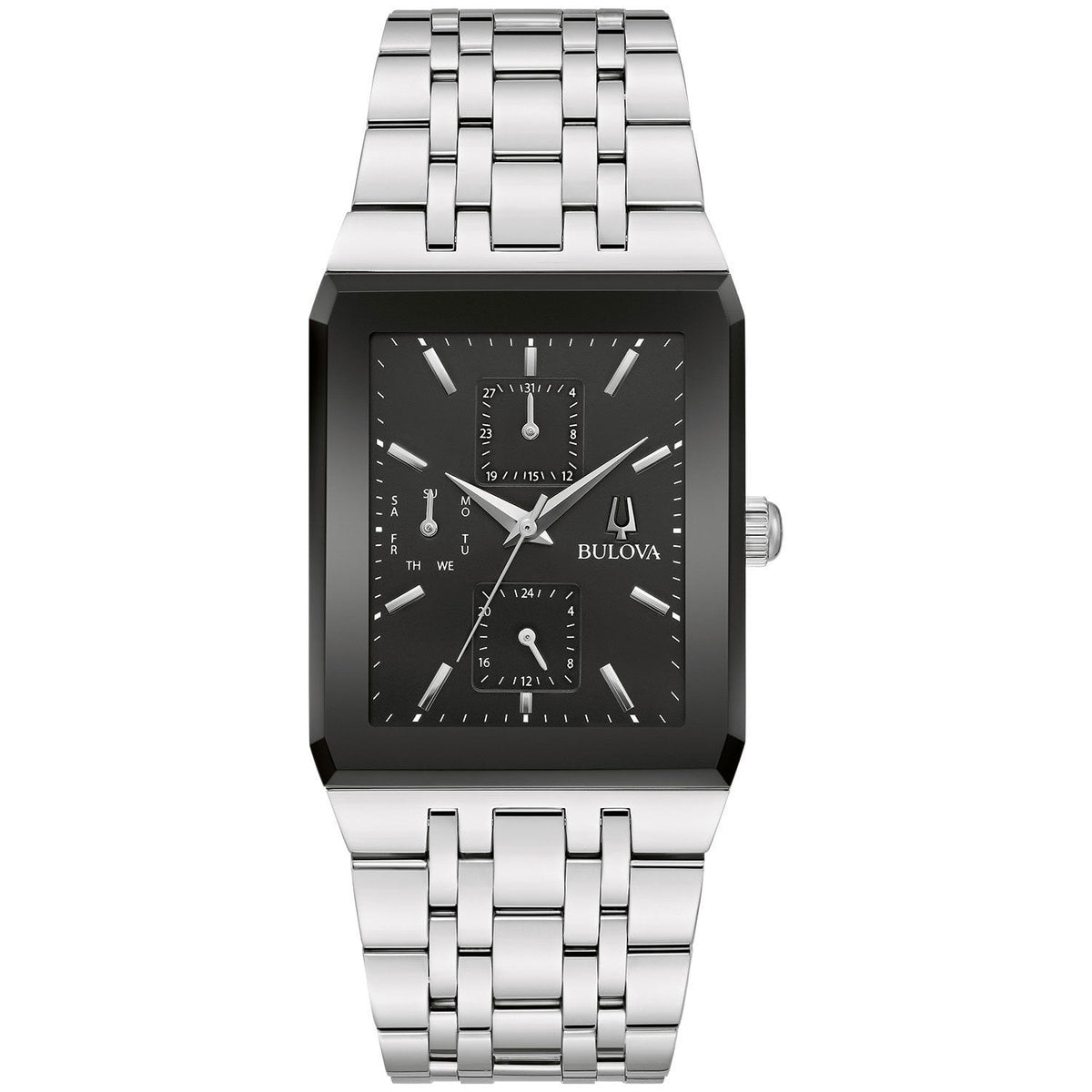 96C150 Reloj Bulova Mordern de hombre banda de acero inoxidable