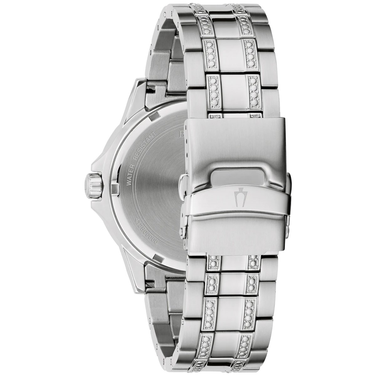96K114 Reloj Bulova Crystal de hombre correa de metal