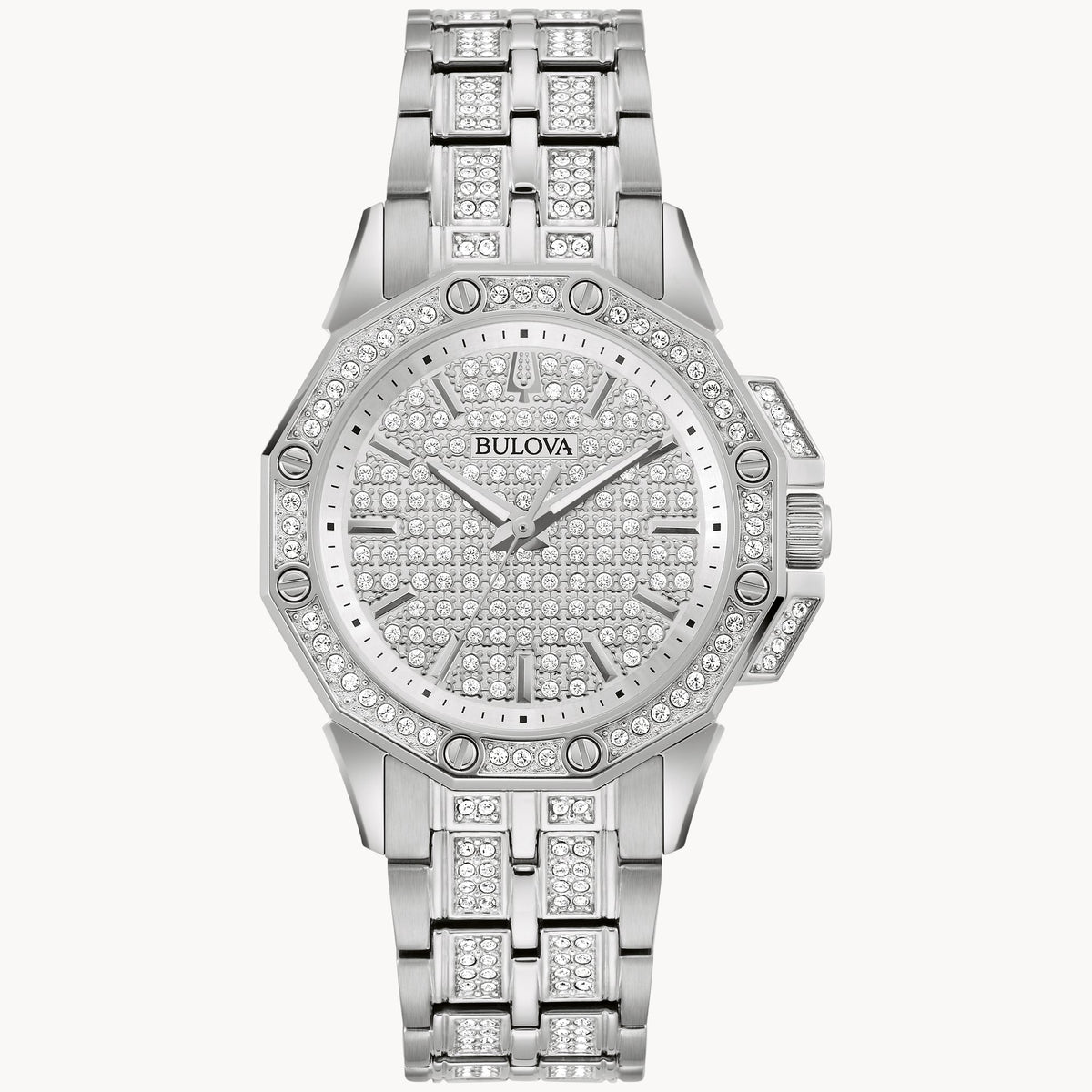 96L305 Reloj Bulova Octava de dama correa de metal