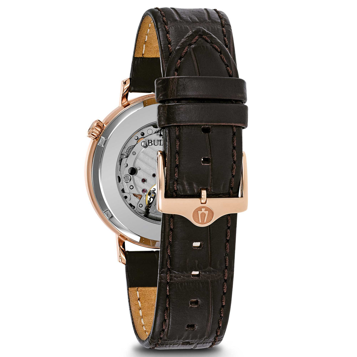 97A136 Reloj Bulova Aerojet de hombre correa de piel 41 mm