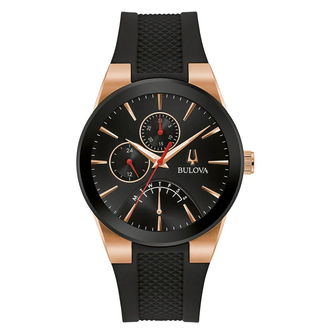 97C111 Reloj Bulova Futuro de hombre pulsera de caucho