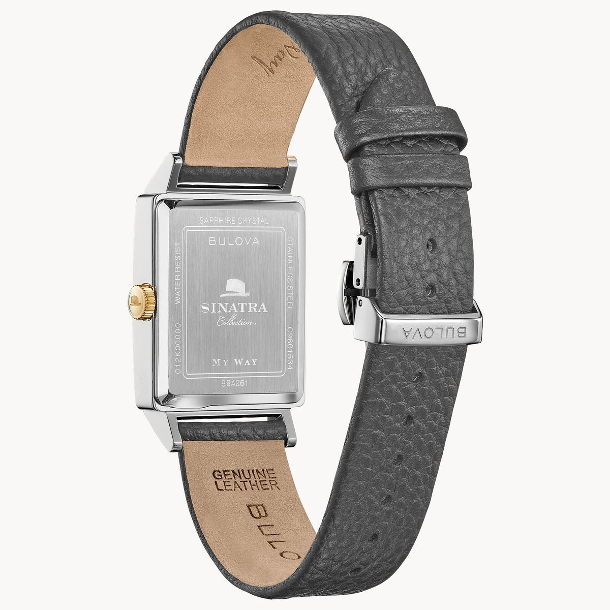 98A261 Reloj Bulova My Way de hombre pulsera de cuero 29.5 mm