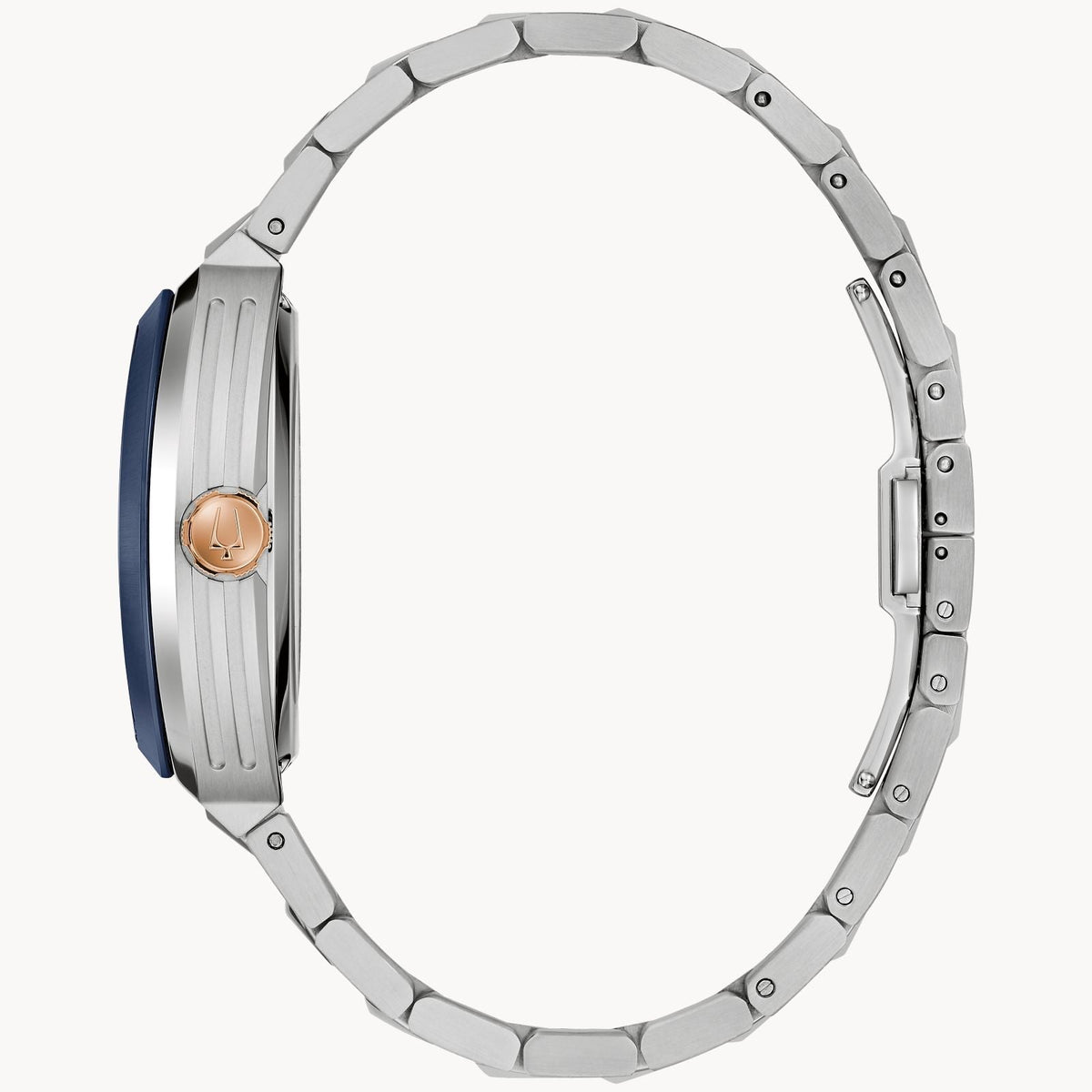 98A319 Reloj Bulova Machine de caballero pulsera de metal