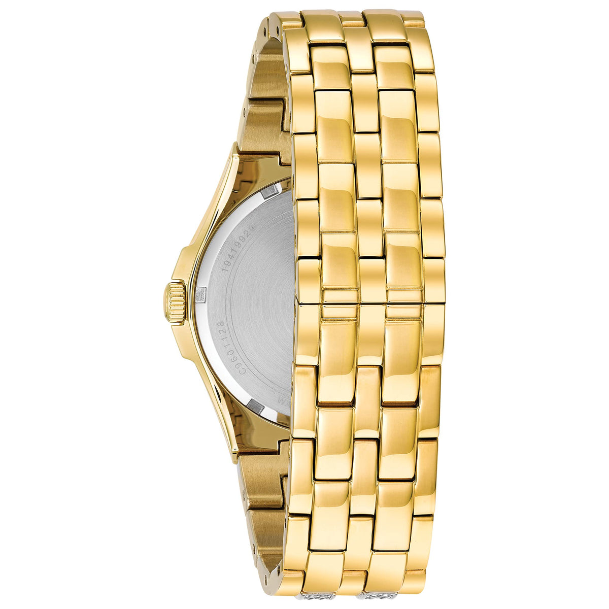 98B174 Reloj Bulova Cristal de hombre pulsera de metal