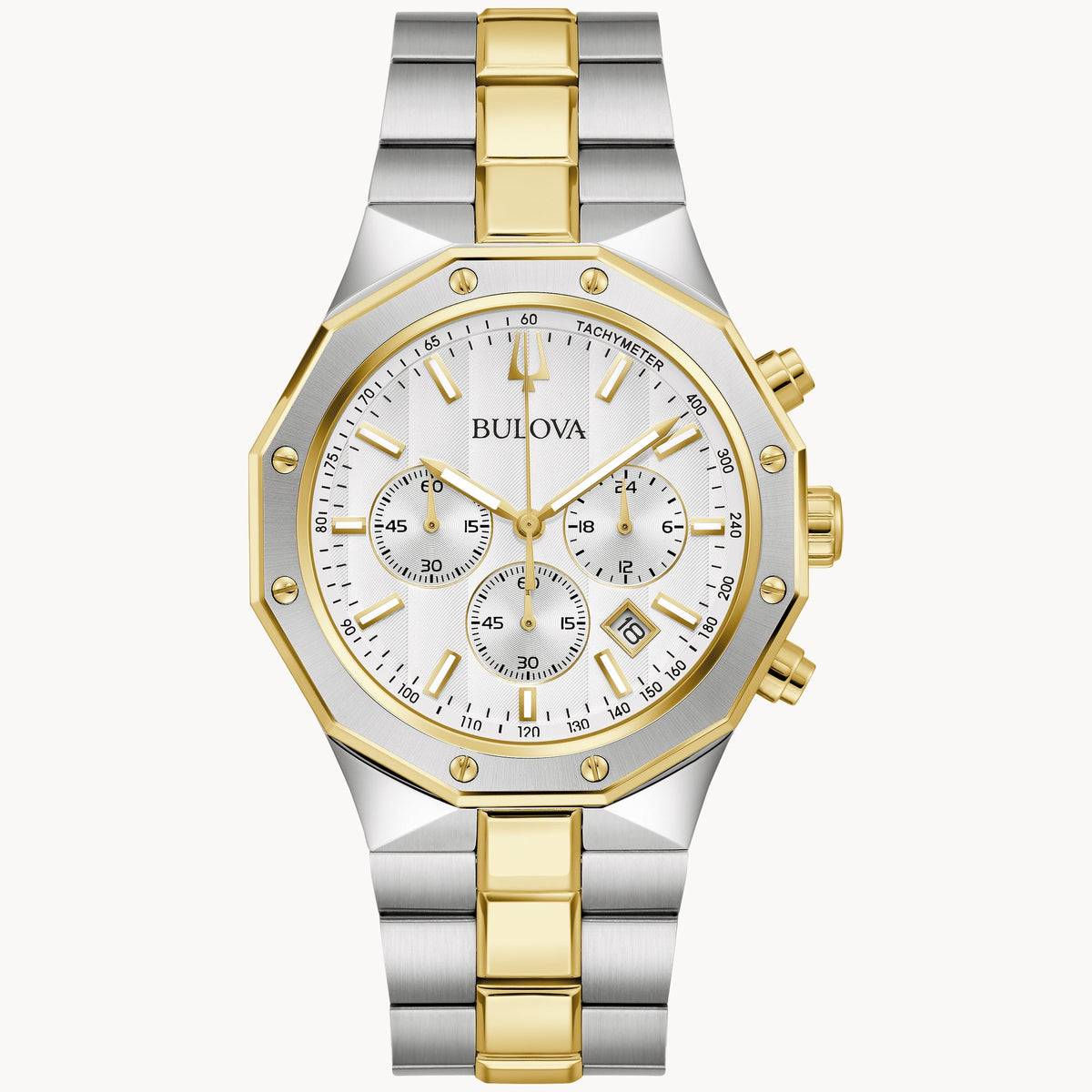 98B450 Reloj Bulova Prestige de hombre correa de metal