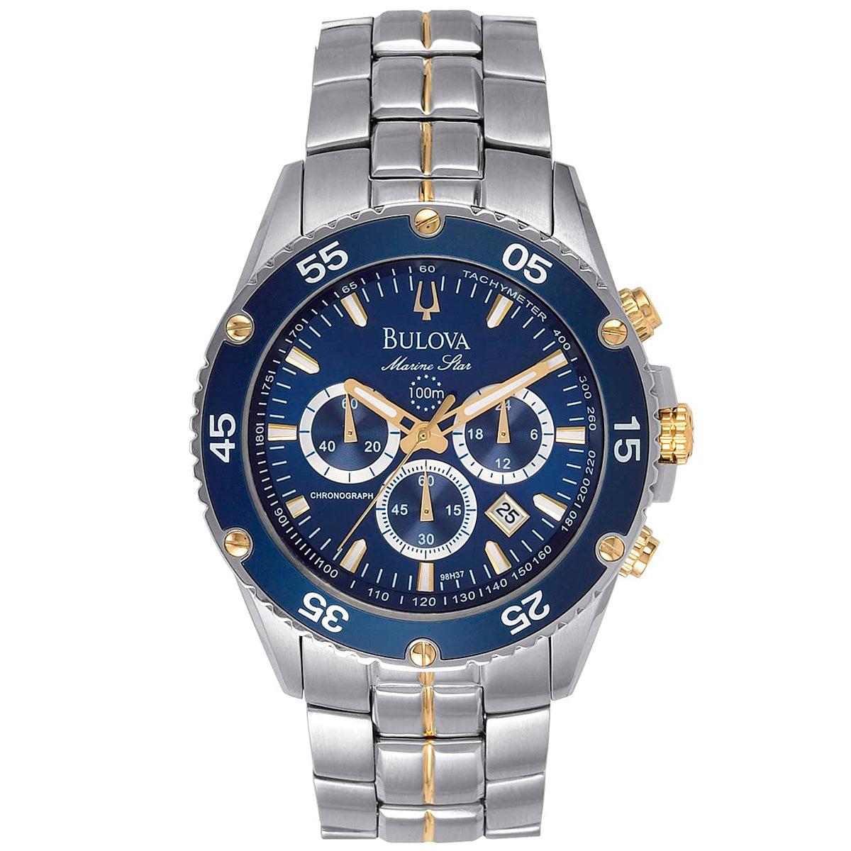 98H37 Reloj Bulova Marine Star de hombre pulsera de metal