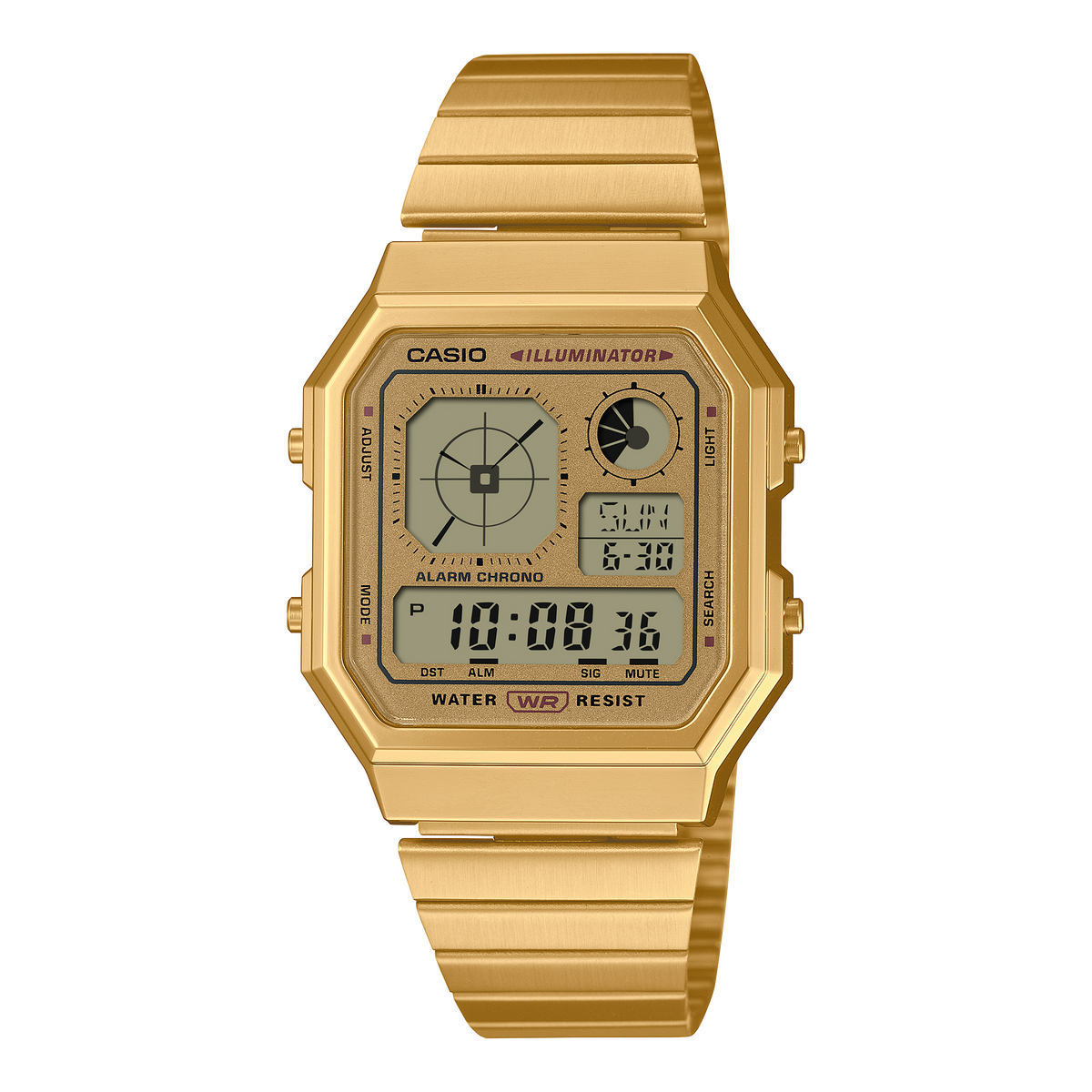 A130WE Casio de hombre pulsera de metal