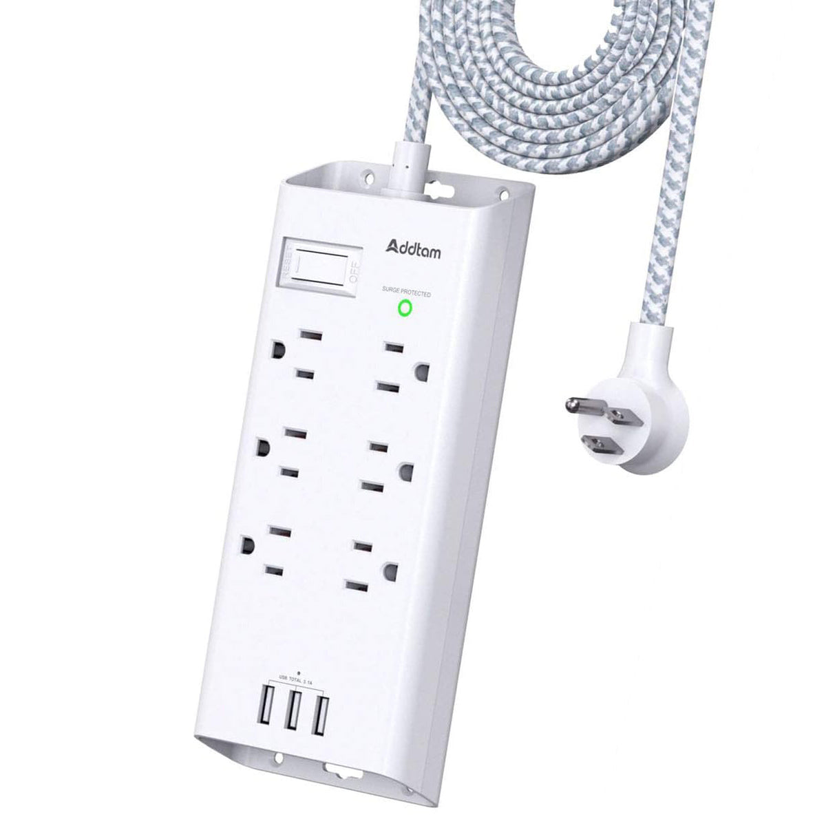AD5006B Regleta Addtam 6 conectores