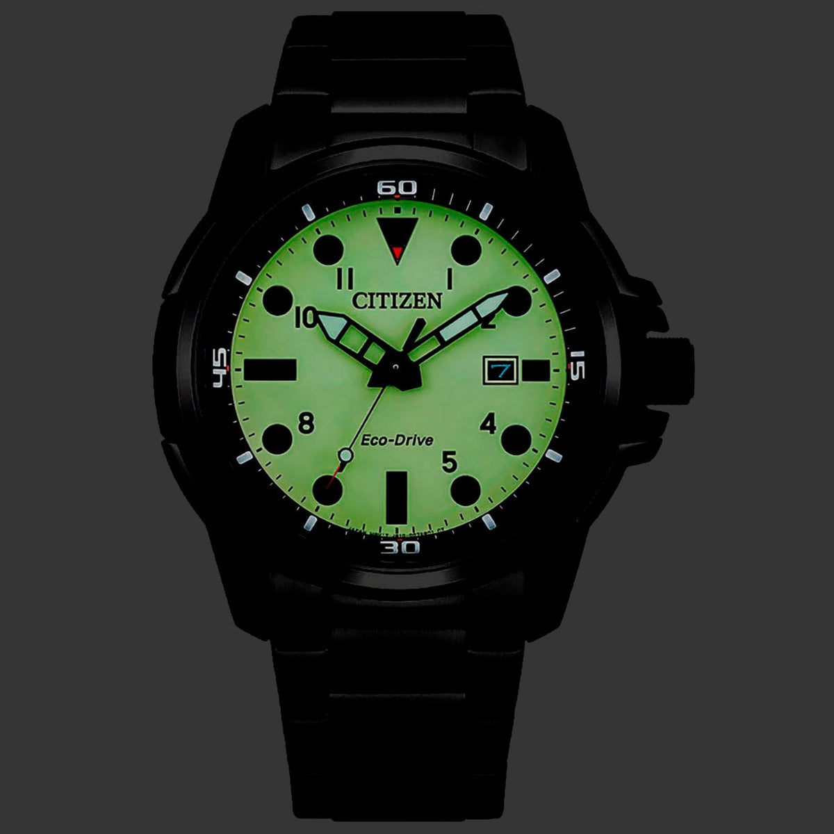 AW1800-89X Reloj Citizen Sea Land Eco-Drive de caballero correa de metal