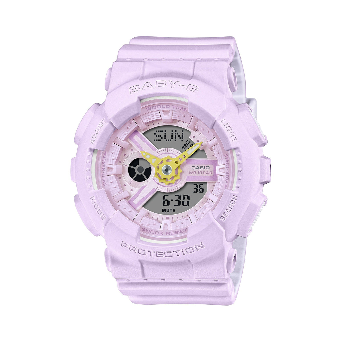 BA-110X Reloj Baby-G para Mujer Pulsera de Caucho Doble hora
