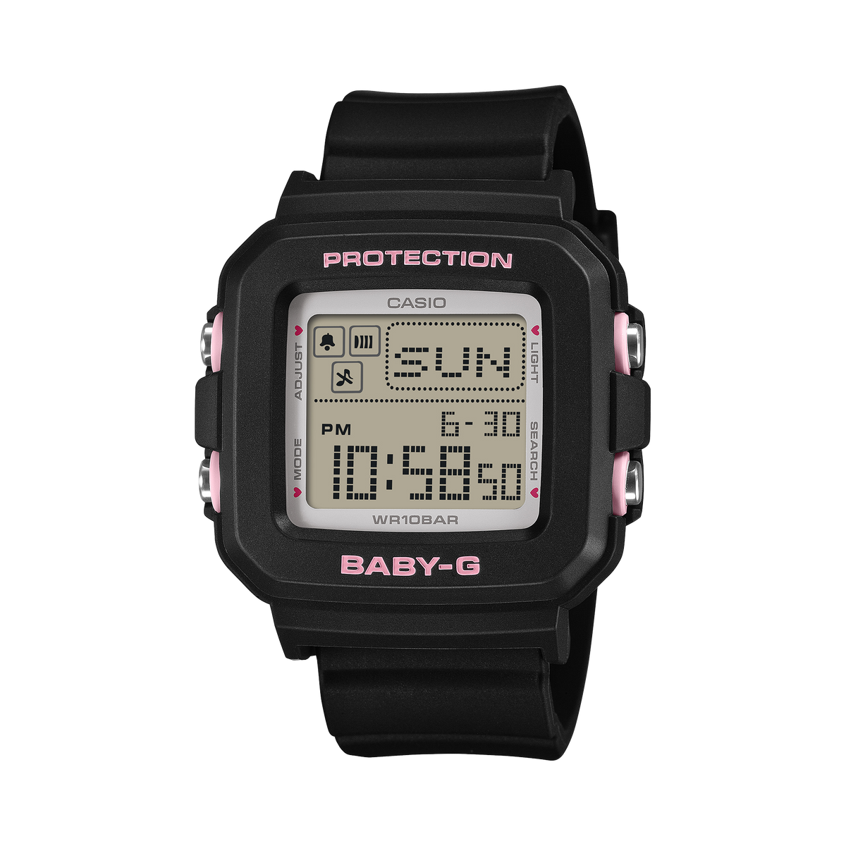 BGD-10K Reloj Baby-G Digital para Mujer pulsera de caucho