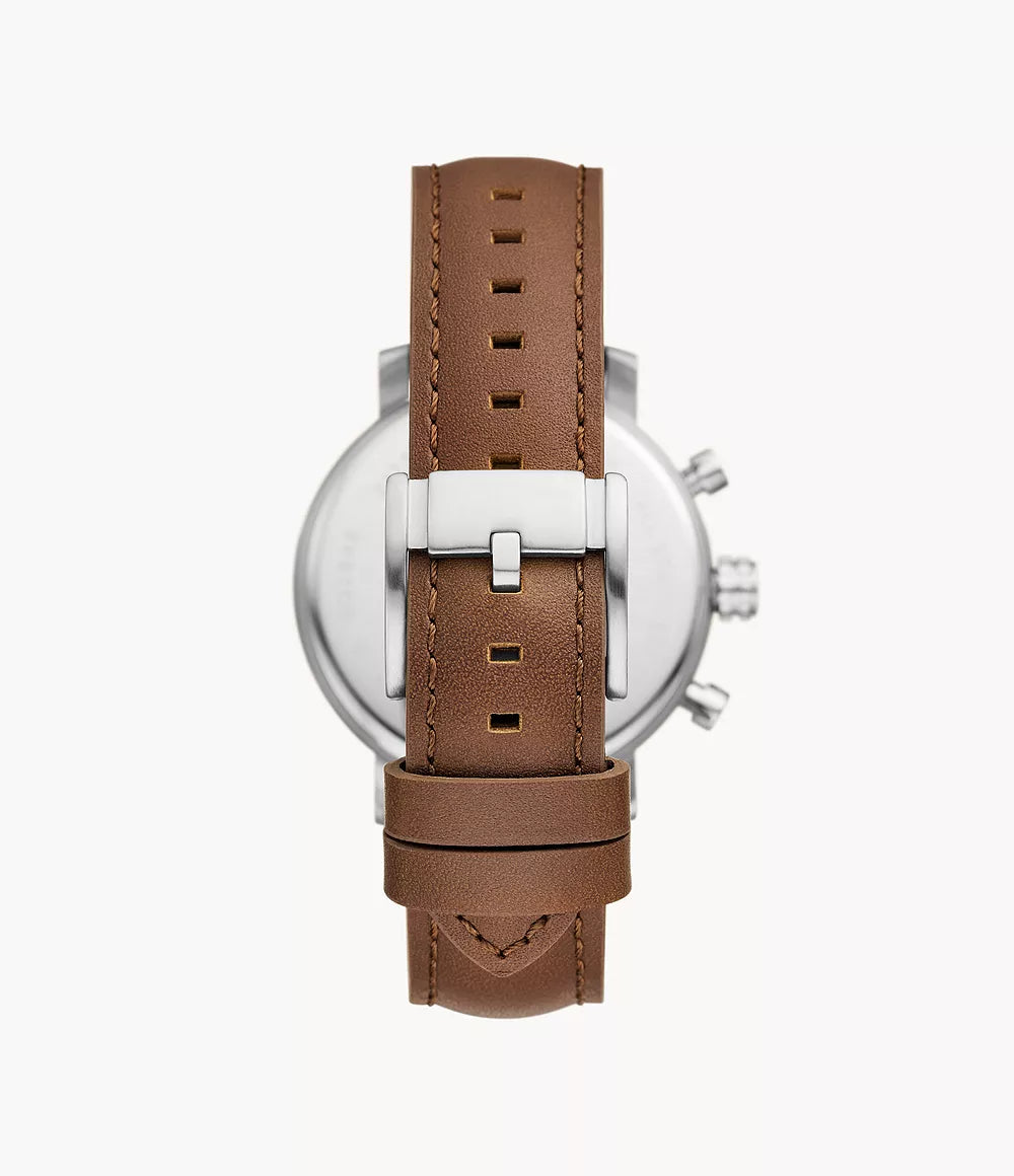 Reloj Fossil Rhett de caballero pulsera de piel