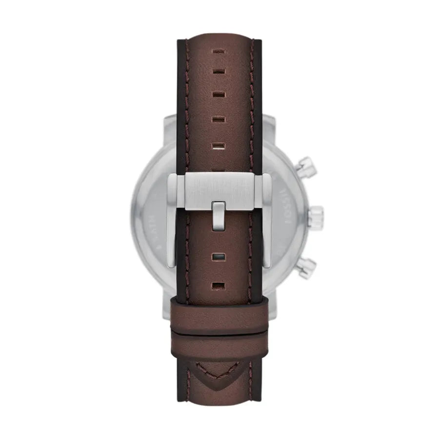 Reloj Fossil Rhett de caballero pulsera de piel