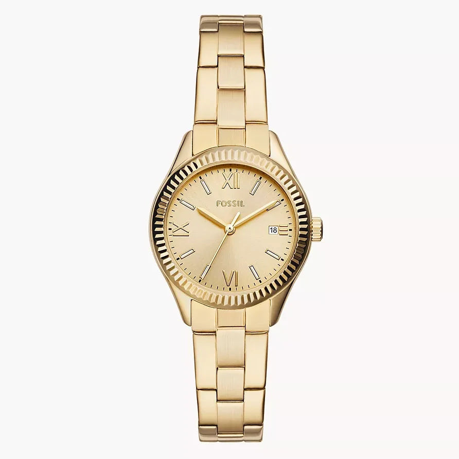 Reloj Fossil Rye de dama pulsera de metal