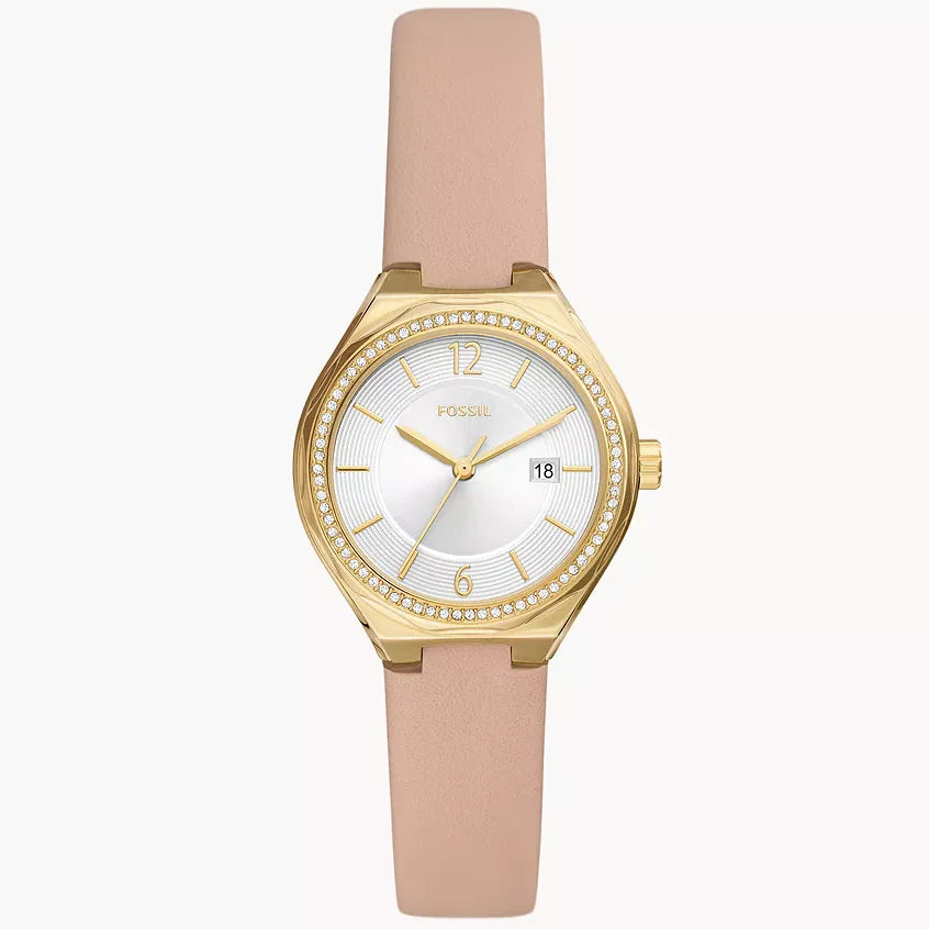Reloj Fossil Eevie de dama banda de piel 30 mm