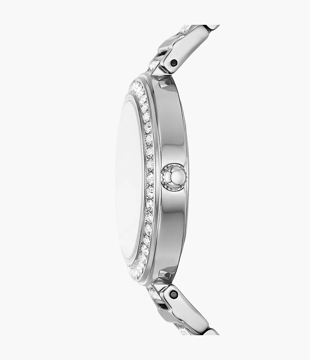 Fossil Karli Reloj Análogo para Mujer Pulsera de Metal