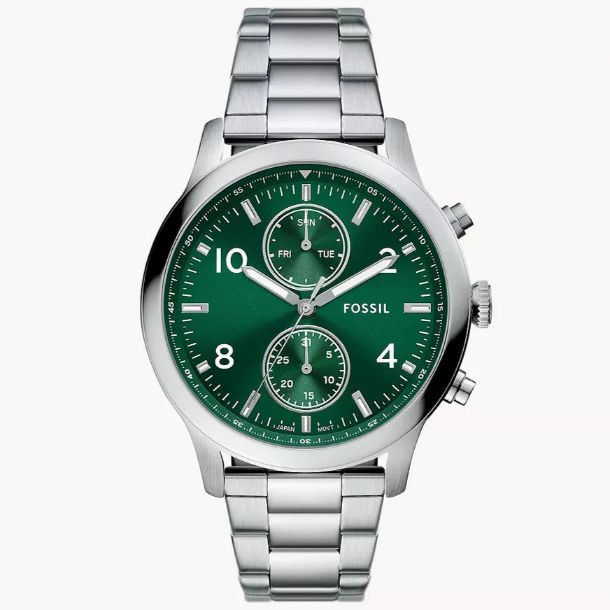 Reloj Fossil Bennett de hombre pulsera de metal 45mm