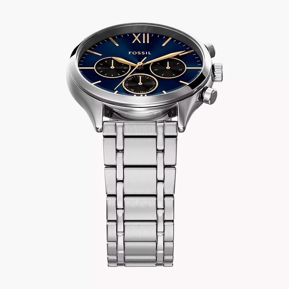 Fossil Fenmore Reloj Análogo para Hombre Pulsera de Metal