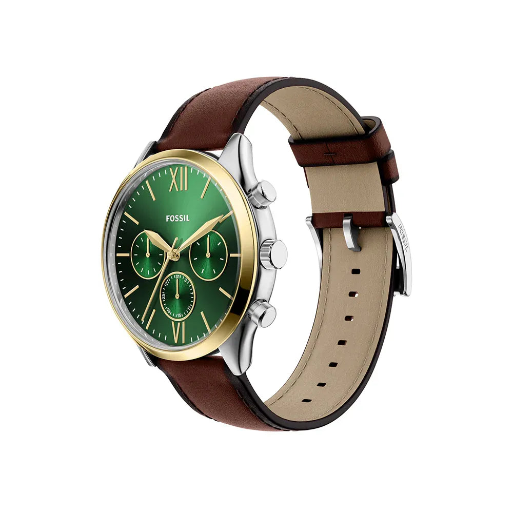 Fossil Fenmore Multifunction Reloj para Hombre Pulsera de Cuero Análogo