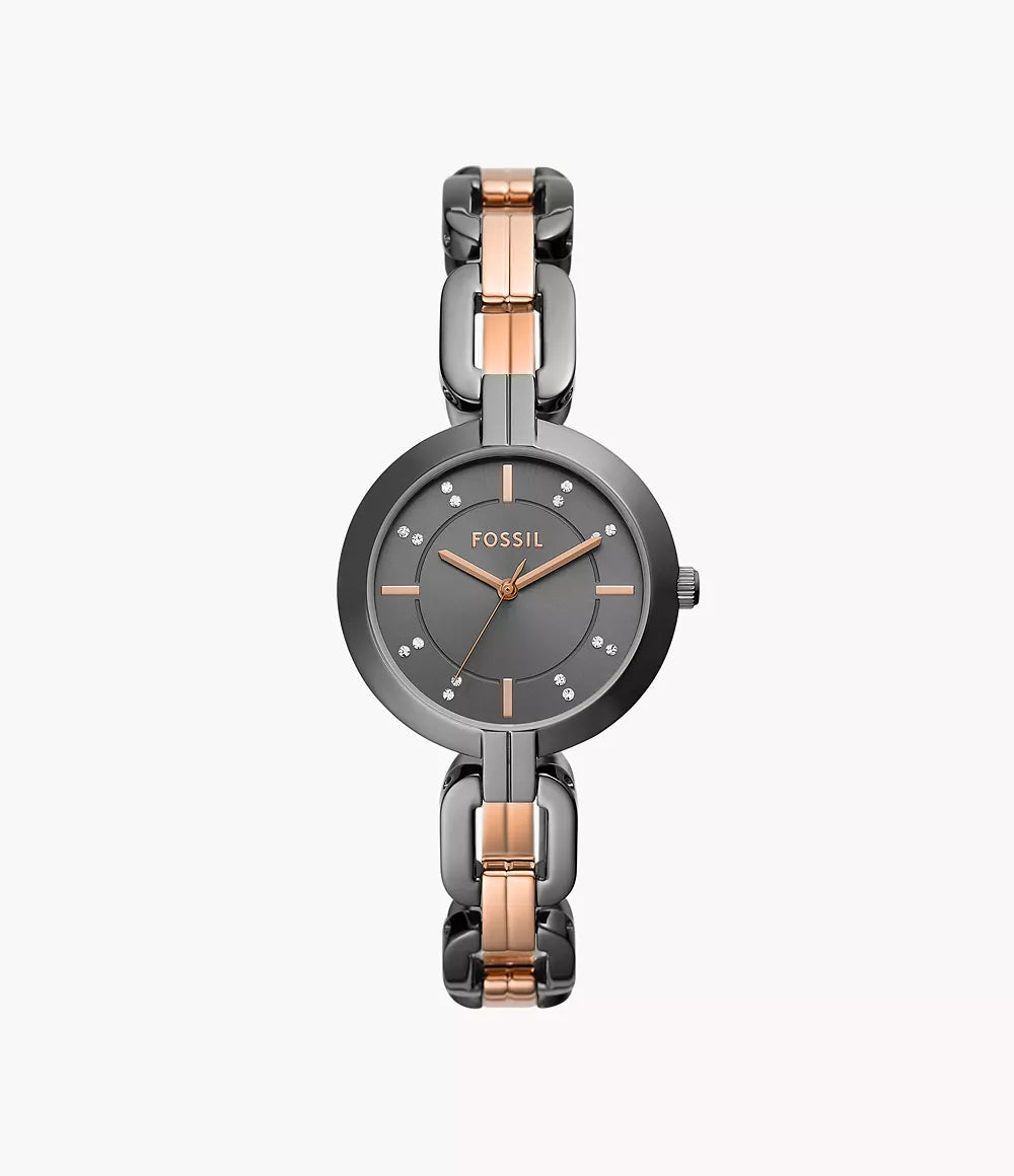 Reloj Fossil Kerrigan de dama pulsera de metal