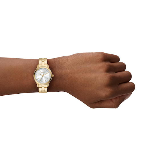 Reloj Fossil Brynn de dama banda de metal 30 mm