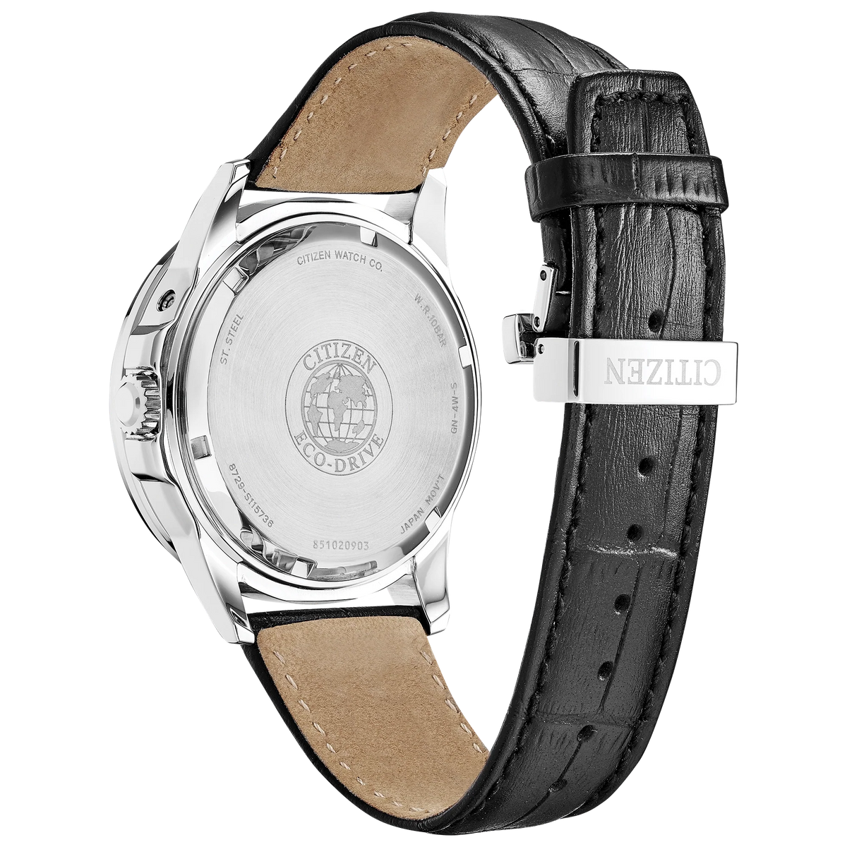 BU0050-02L Reloj Citizen Moonphase Eco-Drive de hombre banda de piel