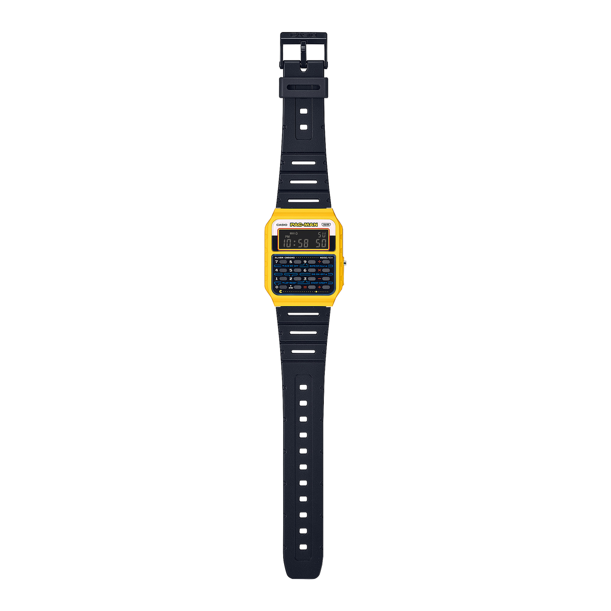CA-53WPC-1B Reloj Casio Pac-Man unisex pulsera de resina