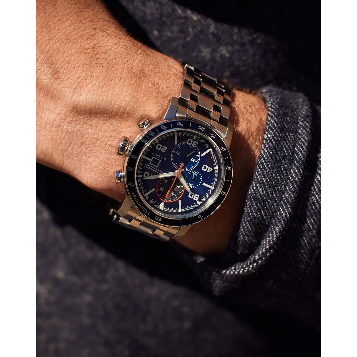CA0850-59L Reloj Citizen Brycen de hombre pulsera de metal 44mm
