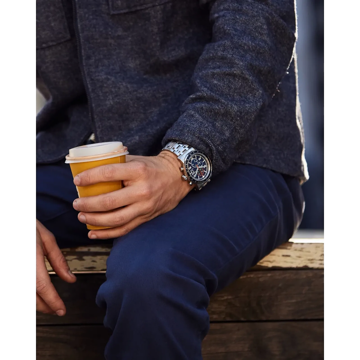 CA0850-59L Reloj Citizen Brycen de hombre pulsera de metal 44mm