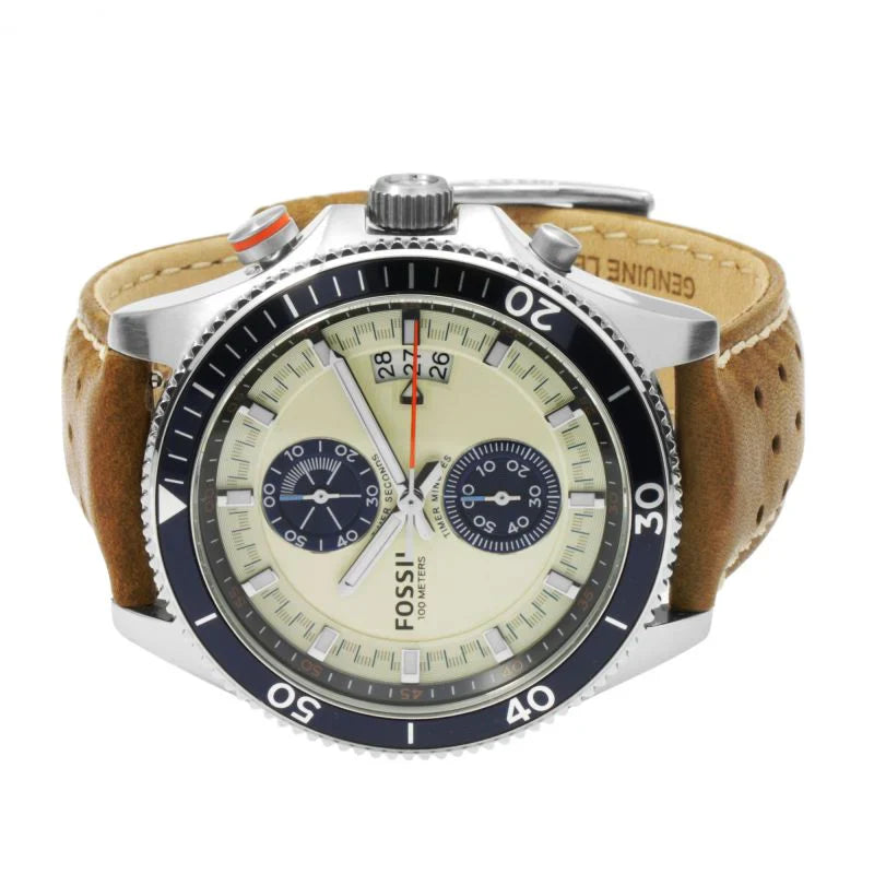Reloj Fossil Wakefield de hombre pulsera de piel 45 mm