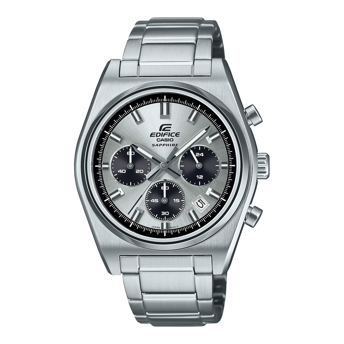 EFB-730 Reloj Edifice Sapphire de hombre correa de metal 47 mm