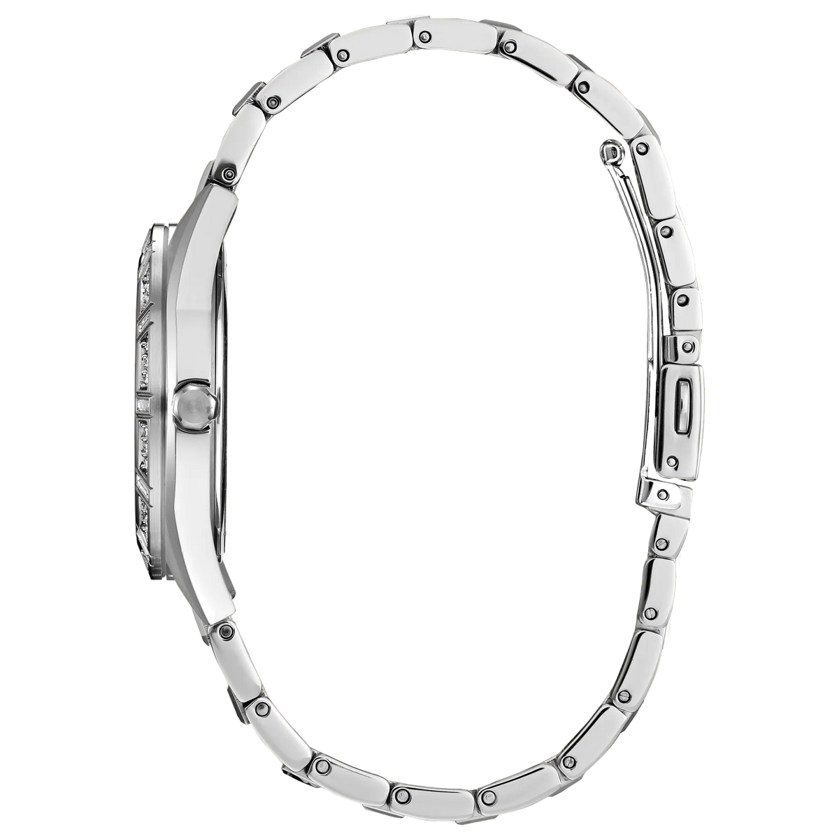 EM1020-57L Reloj Citizen Silhouette Crystal de dama pulsera de metal 34 mm