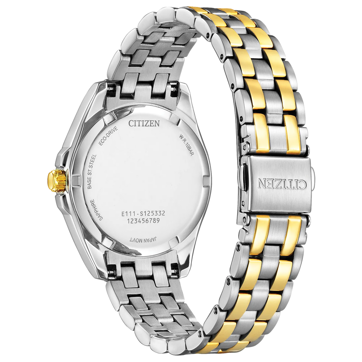 EO1224-54D Reloj Citizen Peyten de dama banda de metal 33mm
