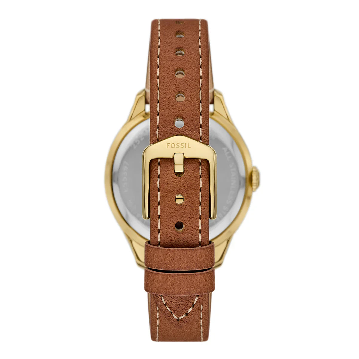 Reloj Fossil Gilmore de dama correa de piel 38mm