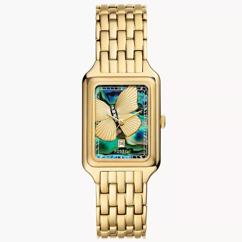 Reloj Fossil Raquel de dama pulsera de metal 26mm