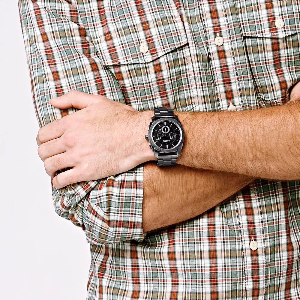 Reloj Fossil Machine de hombre pulsera de resina
