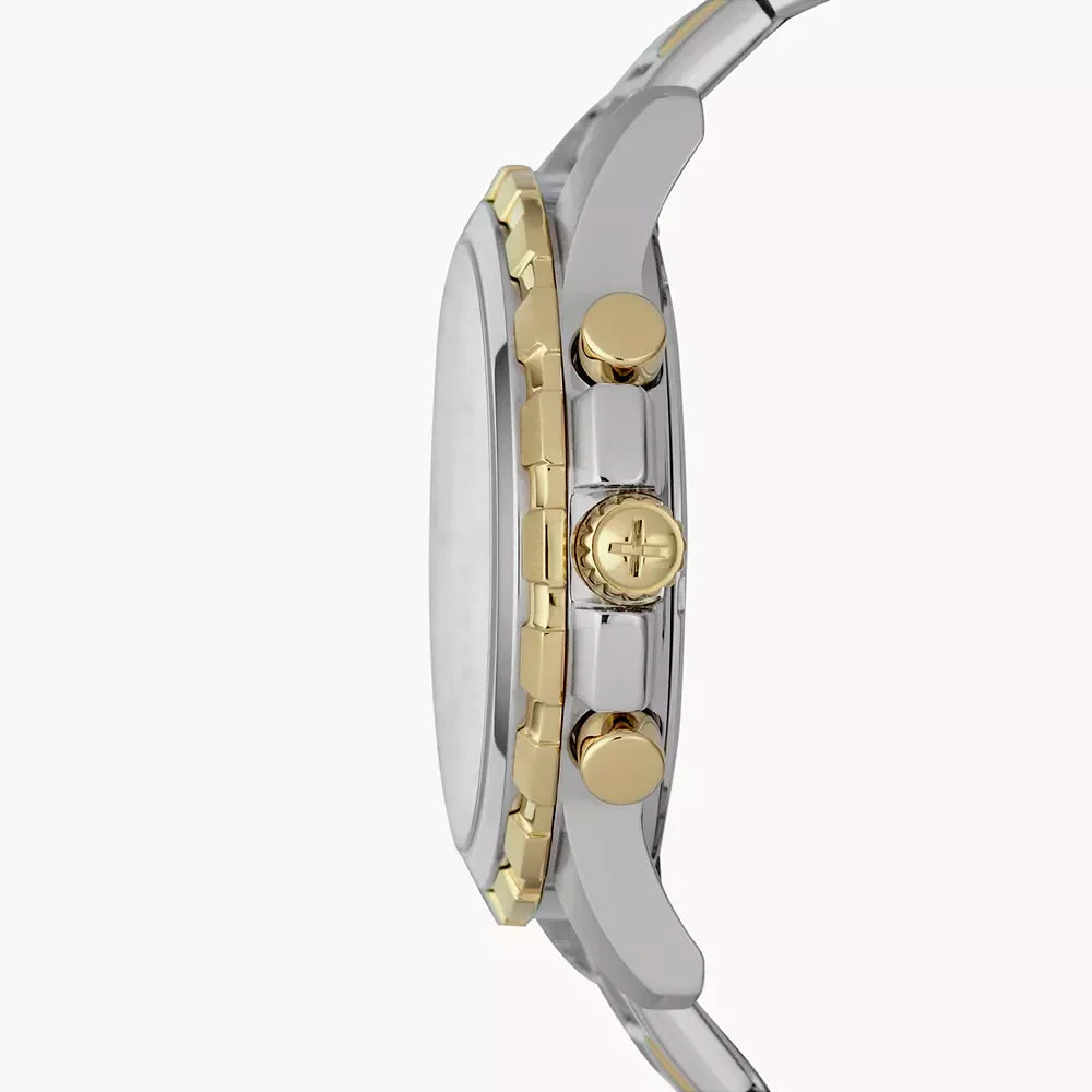 Reloj Fossil Dean de caballero correa de metal 45 mm