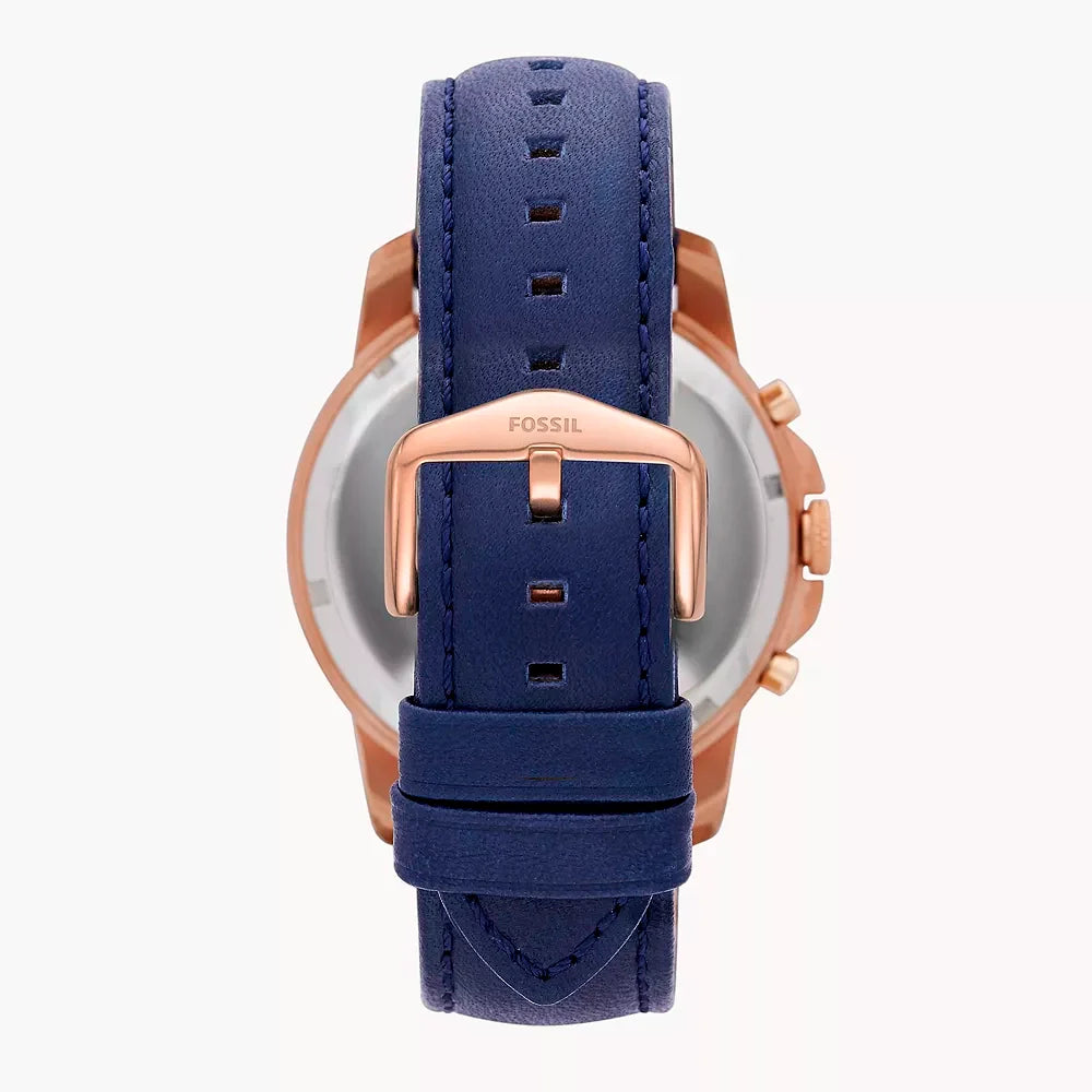 Reloj Fossil Grant de hombre banda de piel 44 mm