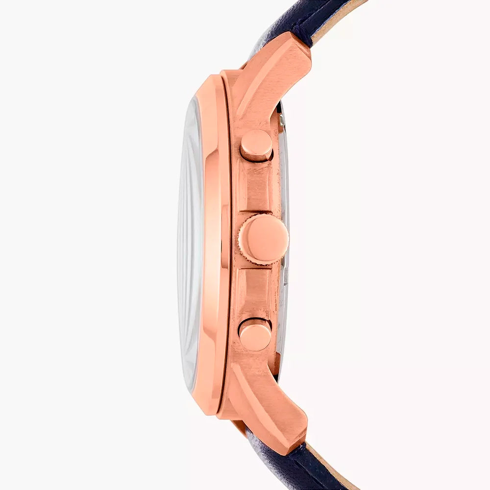 Reloj Fossil Grant de hombre banda de piel 44 mm
