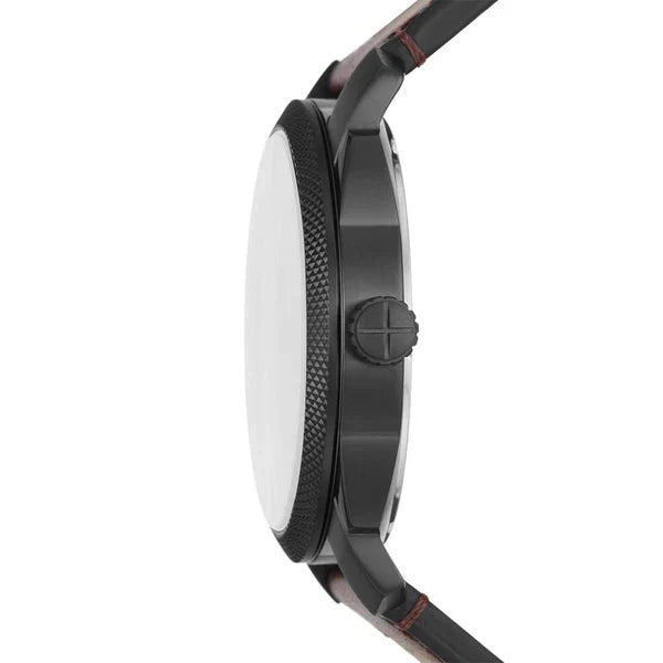 Reloj Fossil Machine de hombre pulsera de piel 46 mm