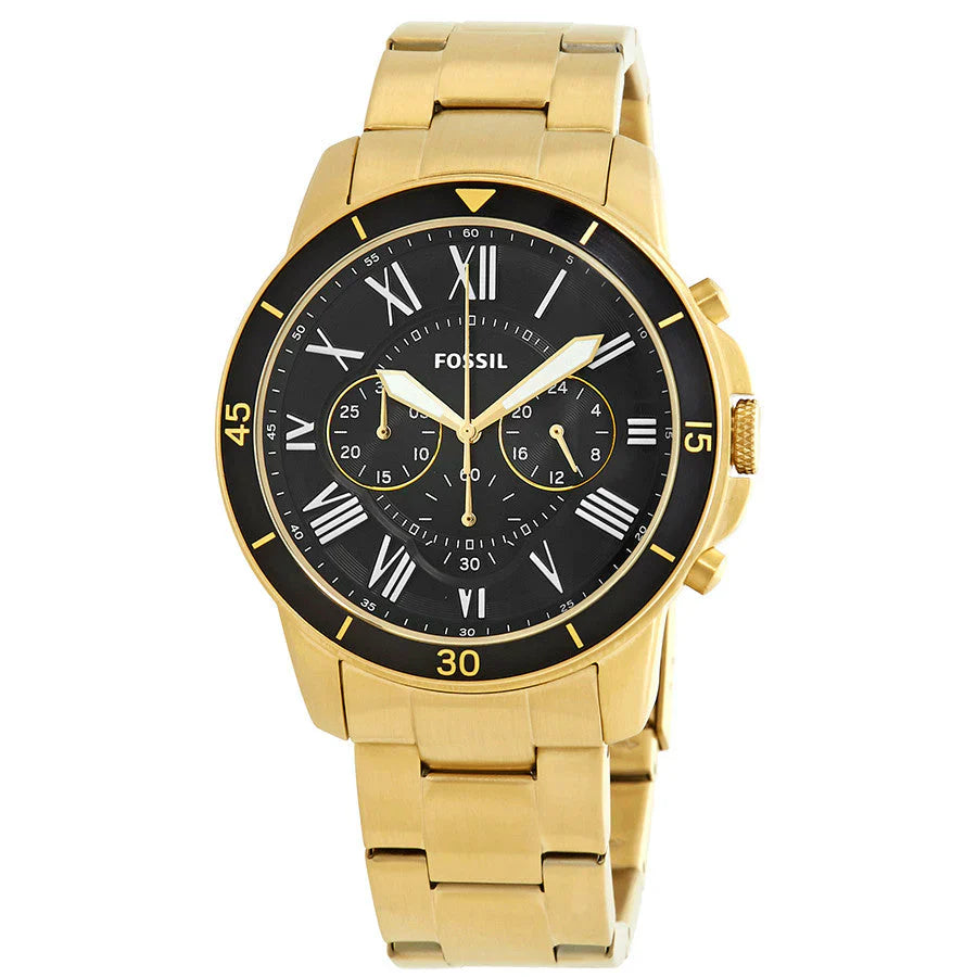 Reloj Fossil Grant de hombre banda de metal 43 mm