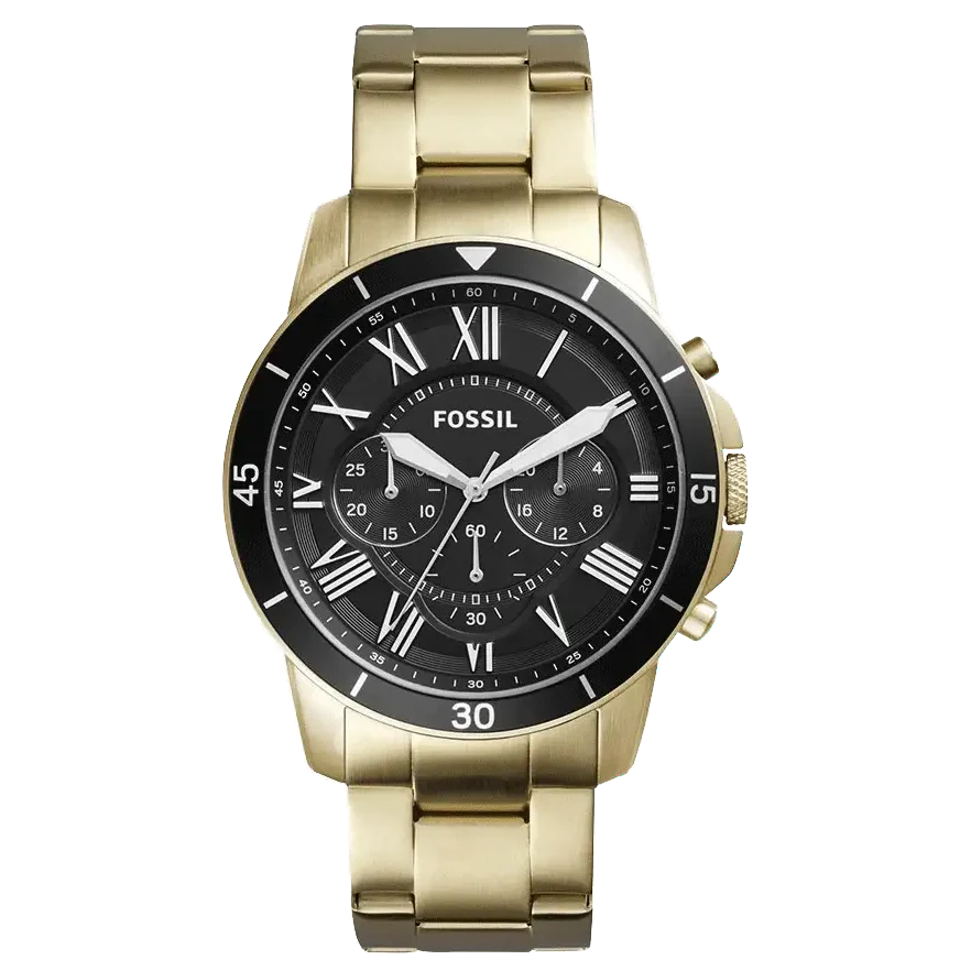 Reloj Fossil Grant de hombre banda de metal 43 mm