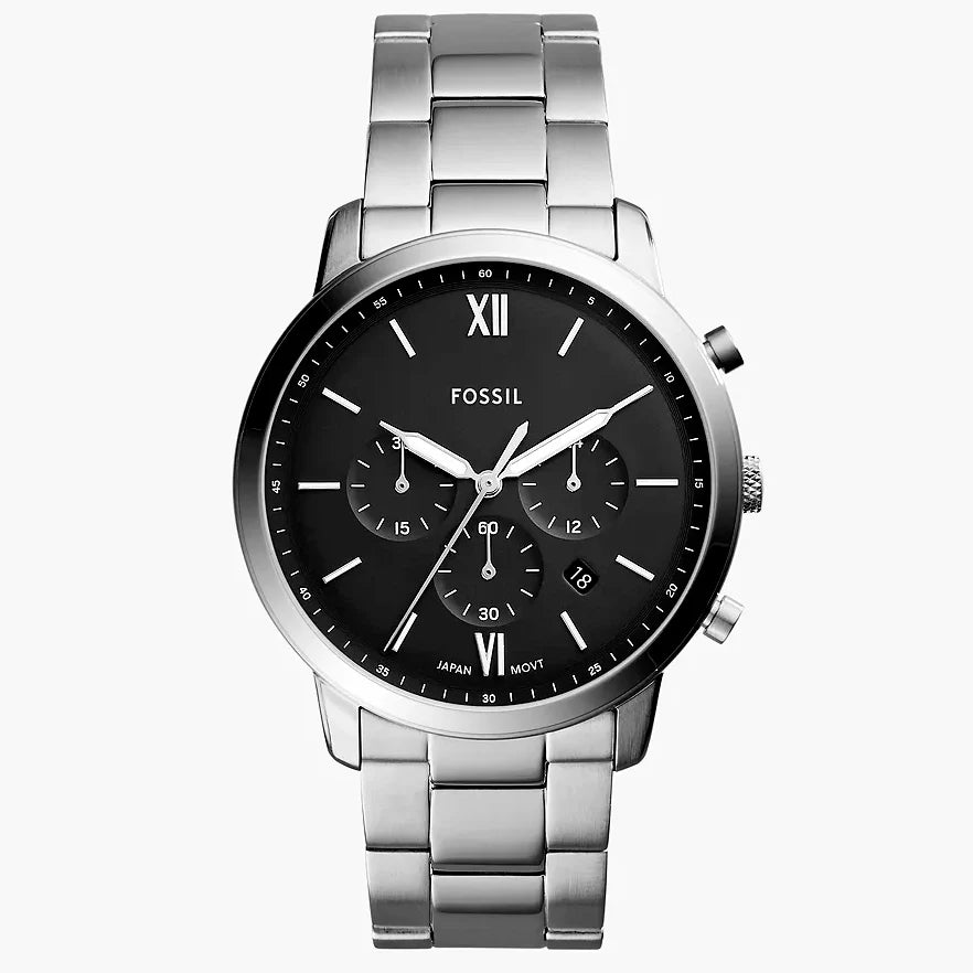 Reloj Fossil Neutra para caballero pulsera de metal 44mm