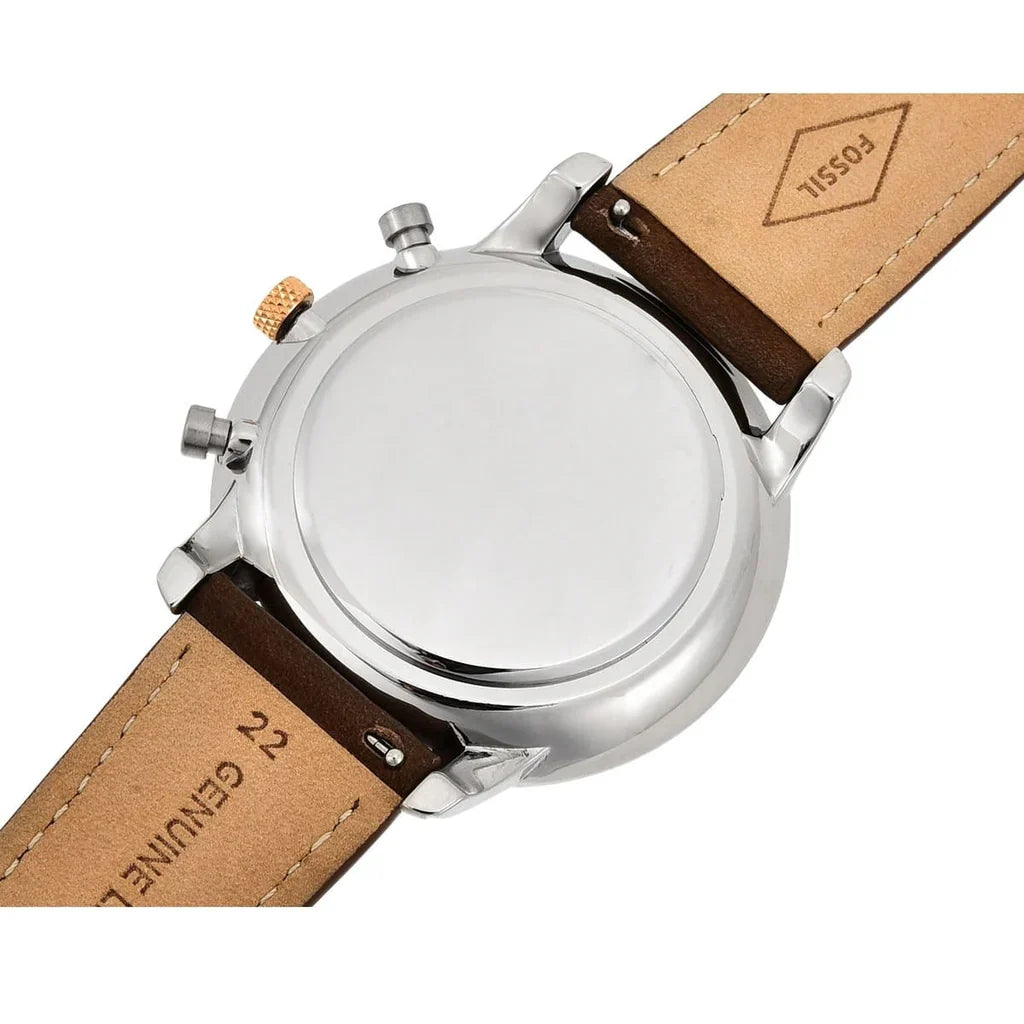 Fossil Neutra reloj Análogo para Caballero Correa de Cuero