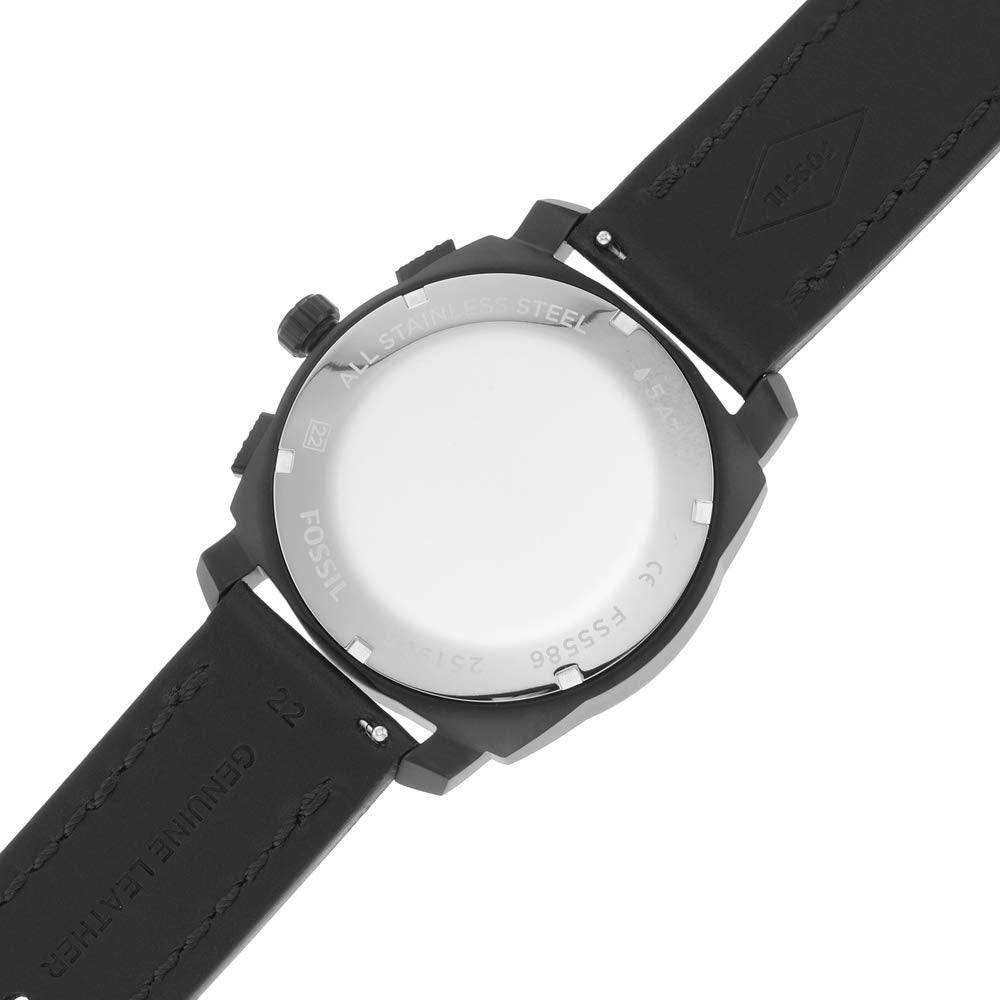 Reloj Fossil Machine de hombre pulsera de cuero 42 mm